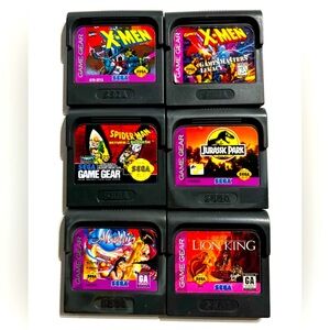 Lot of 6 Game Gear games - Cartridges Only!